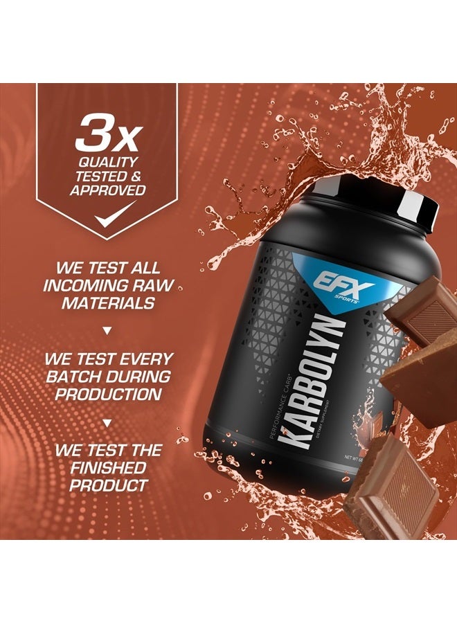 EFX SPORTS Karbolyn Fuel | Fast-Absorbing Carbohydrate Powder | Carb Load, Sustained Energy, Quick Recovery | Stimulant Free | 37 Servings (Chocolate Overload) - Image 4