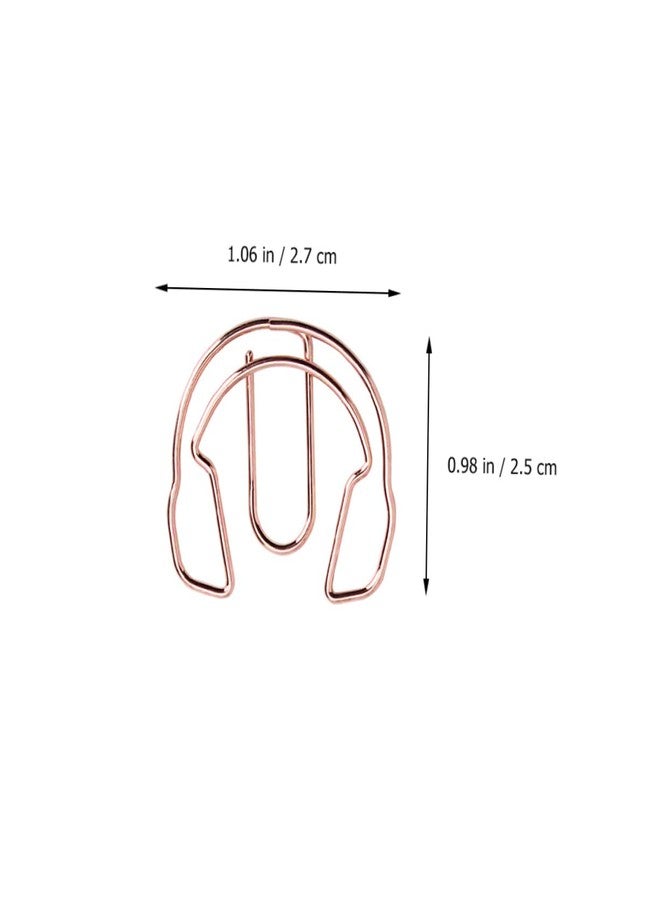 KALLORY 12Pcs Creative Musical Instrument Notes Shaped Paper Clips Mixed Style Clips for Office Bookmarks Notebooks Calendars Scrapbooks and More - Image 3