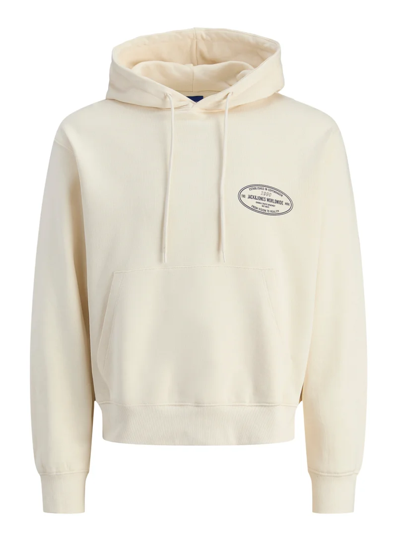 جاك اند جونز Graphic Pullover Hoodie