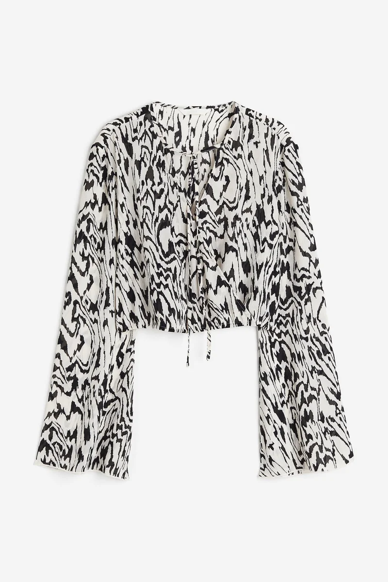 H&M Printed Crop Top