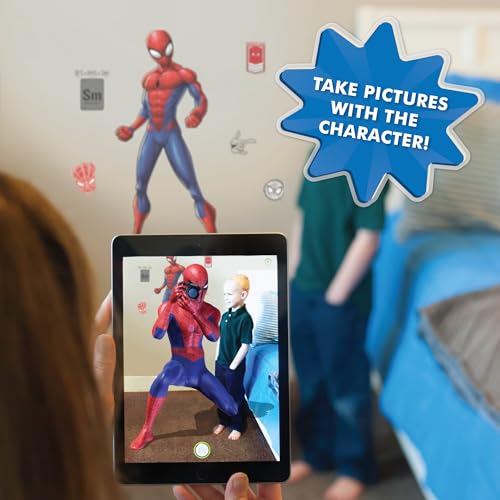 WALL PALZ Marvel Spider-Man Wall Decal by Wall Palz, 25'' Vinyl Sticker with 3D Augmented Reality Interaction, Superhero Themed Room Decor for Boys - Image 5