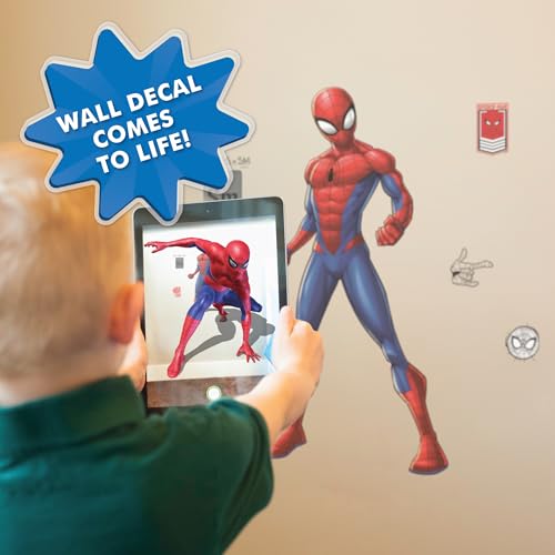 WALL PALZ Marvel Spider-Man Wall Decal by Wall Palz, 25'' Vinyl Sticker with 3D Augmented Reality Interaction, Superhero Themed Room Decor for Boys - Image 4