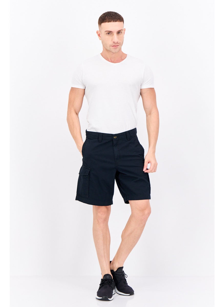 Penfield Men Brand Logo Cargo Shorts, Black  - Image 4