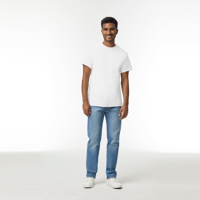 Gildan Adult Ultra Cotton T-Shirt, Style G2000, Multipack, Ash Grey (2-Pack), Small - Image 5