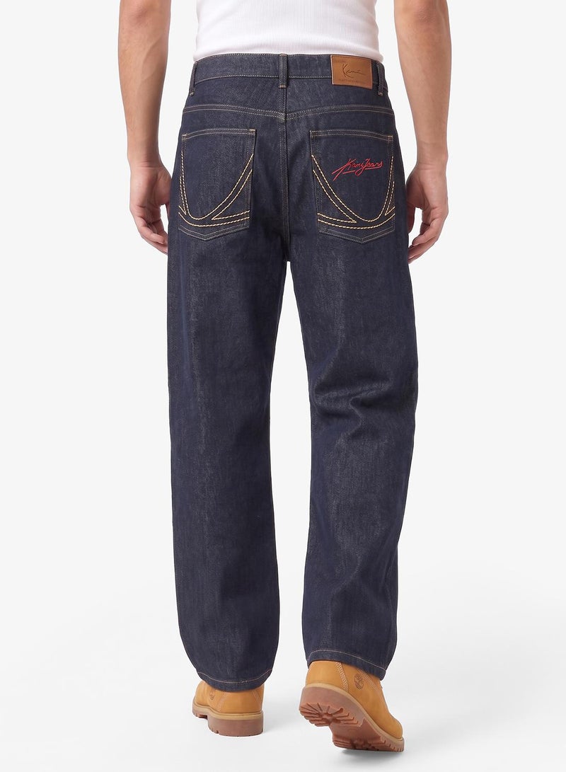 Karl Kani Kani Jeans Rinsed Relaxed Baggy Jeans - Image 2
