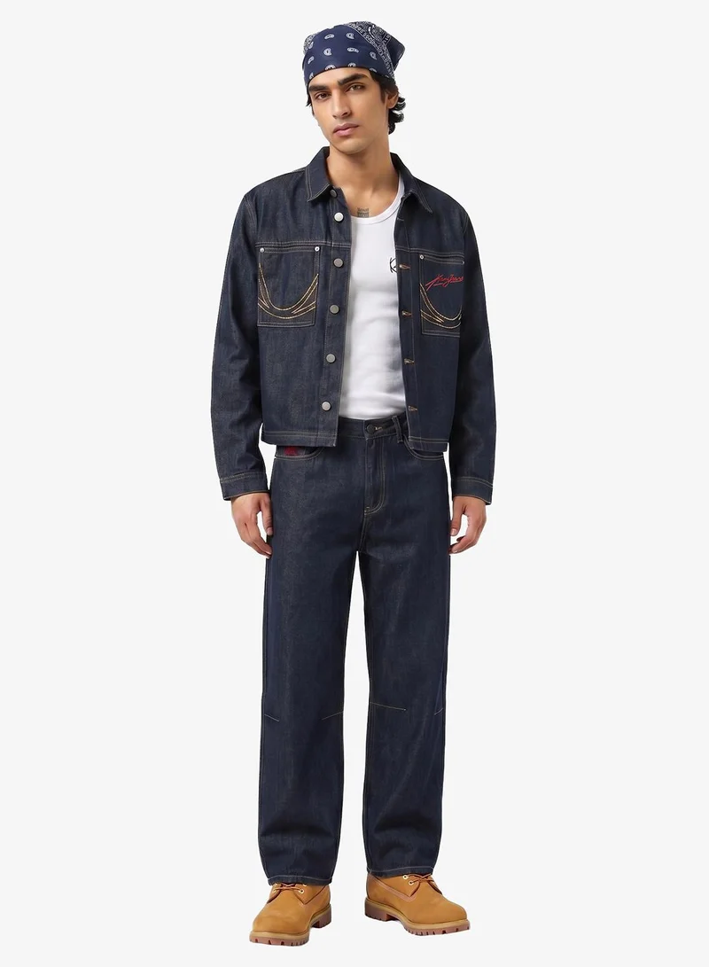 Karl Kani  Kani Jeans Rinsed Relaxed Baggy Jeans for Men | Best Price UAE