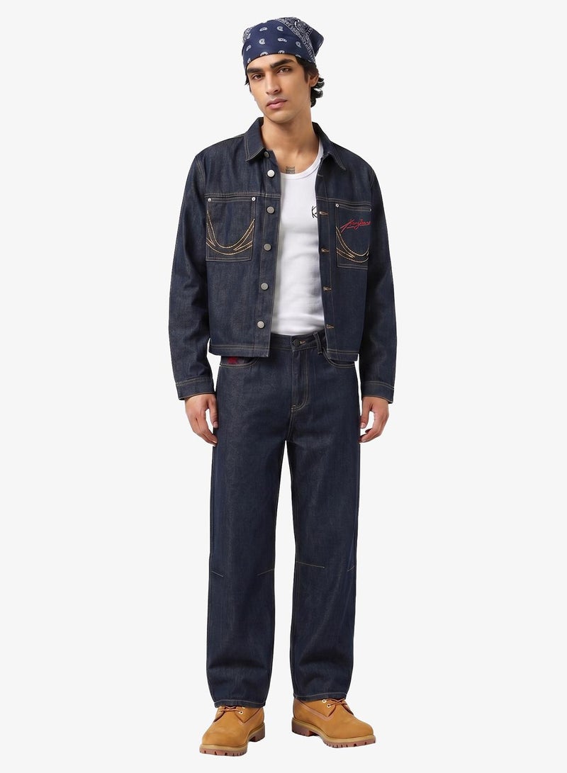 Karl Kani Kani Jeans Rinsed Relaxed Baggy Jeans - Image 4
