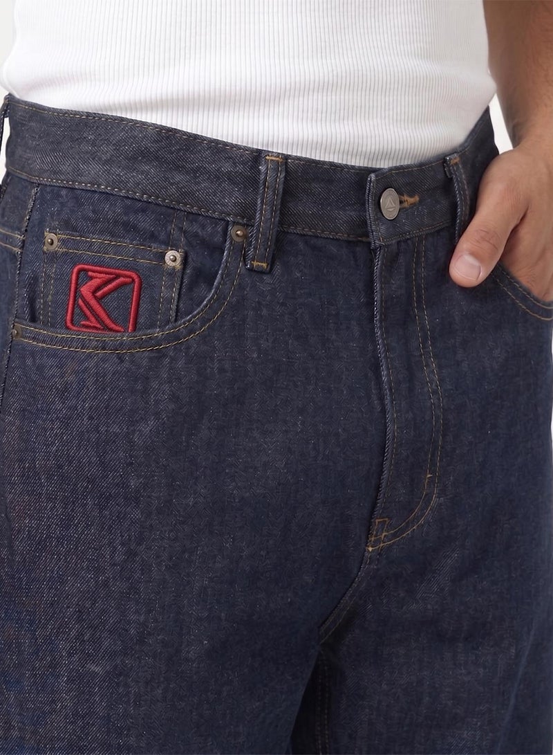 Karl Kani Kani Jeans Rinsed Relaxed Baggy Jeans - Image 3