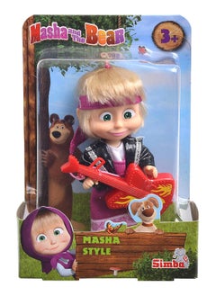 Masha and The Bear Masha and The Bear Style Doll 12cm - 1 Piece Only, Assorted/Style May Vary  - Image 4