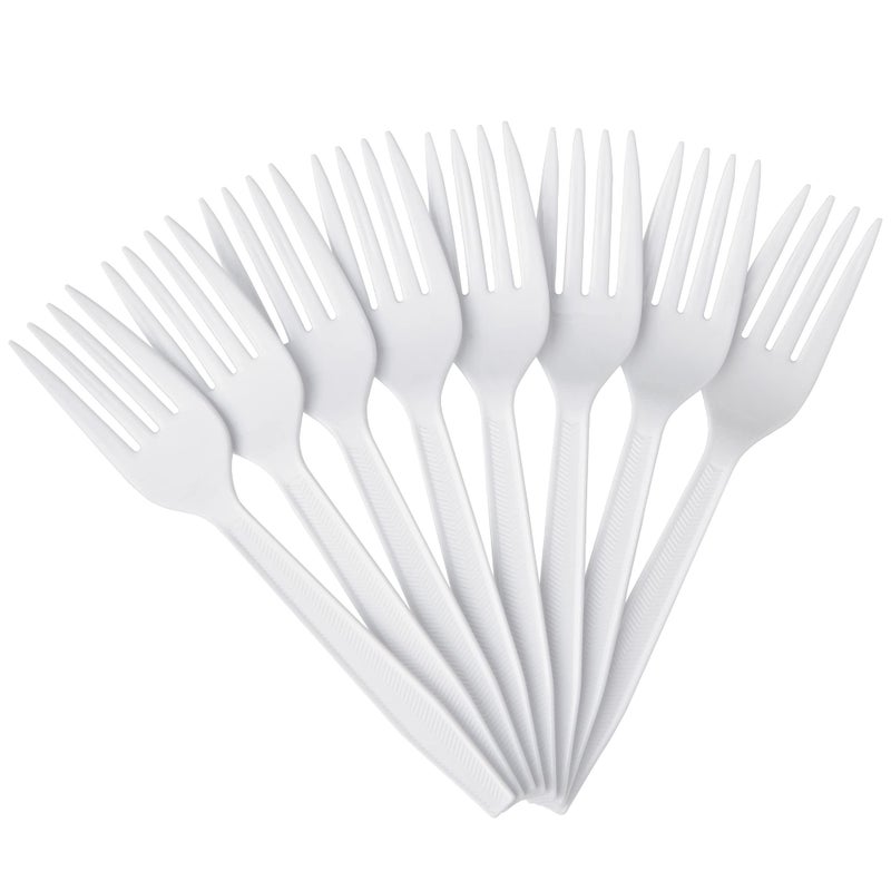 Highmark FullSized Plastic Forks White Box Of 1000 3585490688