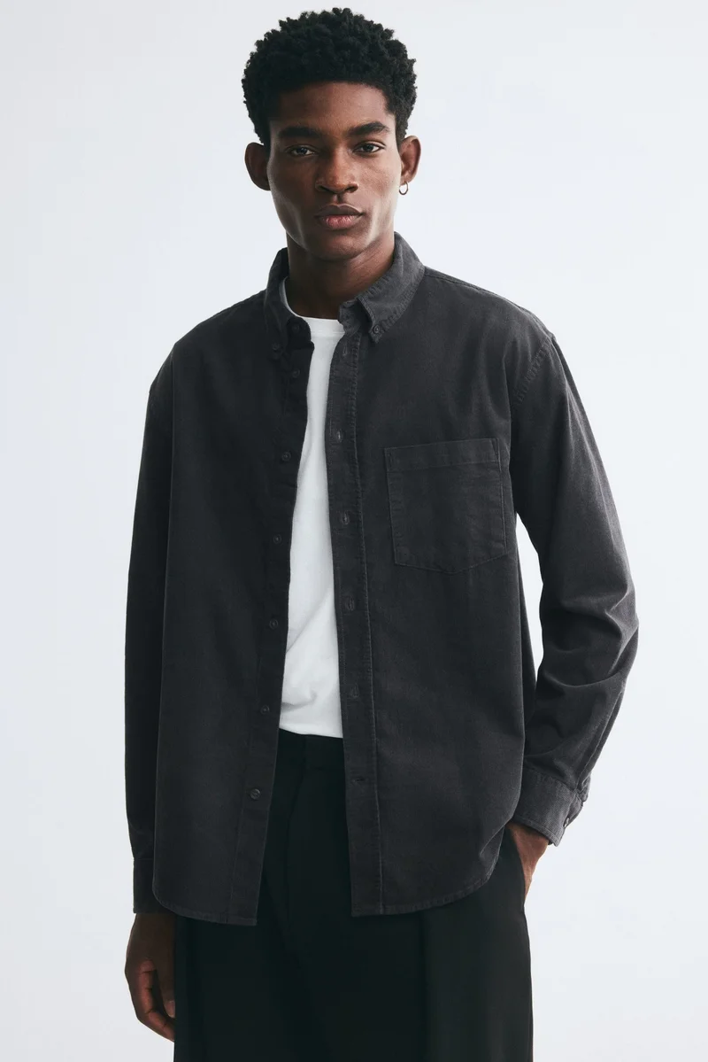 Regular Fit Corduroy shirt
