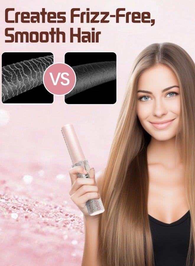 Rechargeable Cordless Hair Straightener Mini Cordless Flat Iron 4800mAh Fast Heating Anti-Burn Hair Straightener for Home and Outdoor Use - Image 4