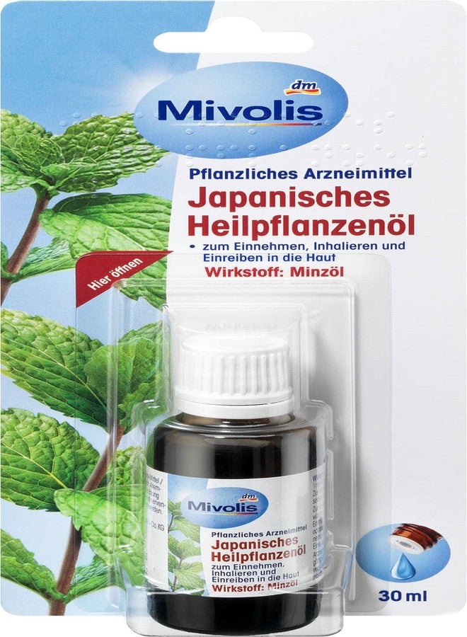 ميفوليس Mivolis Japanisches Heilpflanzenöl (30 مل Flasche) مينزول - زيت النعناع الياباني - Image 1