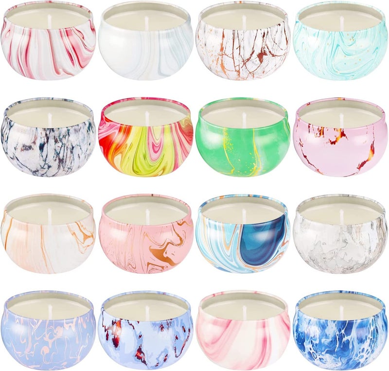 WPONSZU 16 Packs Scented Candle Gift Set for Mom | Woman, 2.5oz Jar Candles for Home Scented Bath Yoga, Natural Soy Wax, Fragrance Candle for Mothers Day, Birthday, Valentine's Day… - Image 2