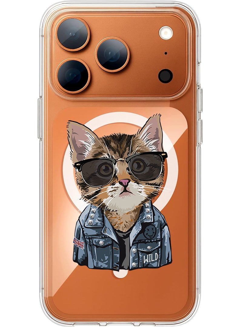 Theodor Magnetic Case for Apple iPhone 17 Pro Compatible with MagSafe Wireless Charging, Shockproof Phone Bumper Cover - there is no ned to repeat yourself - Image 1