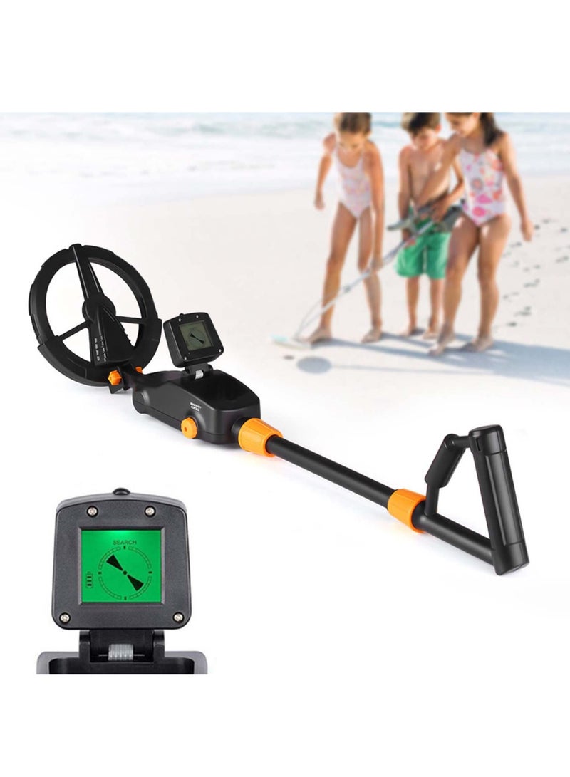 XiuWoo Treasure Hunting Tool for Children, Lightweight Kids Metal Detector for Beginners, Underground gold detector toy, IP68 Waterproof Coil & LCD Display, black  - Image 1