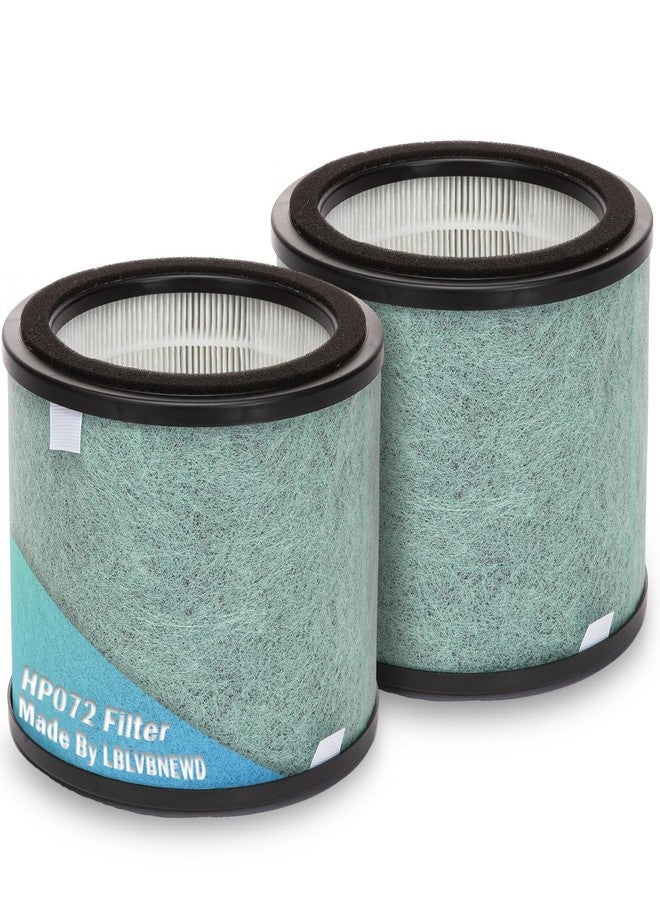 LBLVBNEWD HP072 HP071BRN Replacement Filter Compatible with Shark HP072 HP071BRN NeverChange Air Purifier, 2 Pack Filter for HP072, HP071BRN, HP070, UA075, HP072QGD, HP072QGN, HP072C - Image 1
