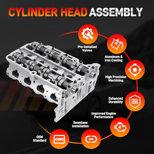 GDUKOP Upgrade Cylinder Head Assembly Compatible with Chevy Cruze Sonic Trax, Buick Encore 1.4L Turbo Models Replace for 55573669, 55565291, 55573010, 55573011, 25193622 - Image 4