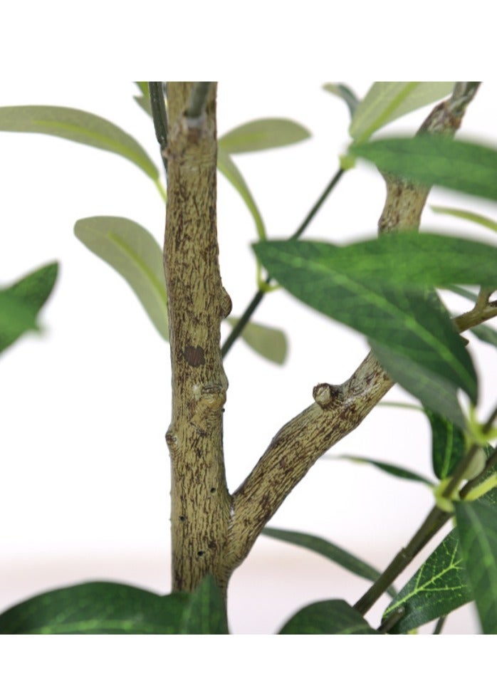 Generic Artificial Olive Tree, Potted Faux Plant for Indoor Decoration, Floor-standing Greenery, Luxury Nordic Style Home Decor, Bionic Green Plant, Aesthetic Living  - Image 2