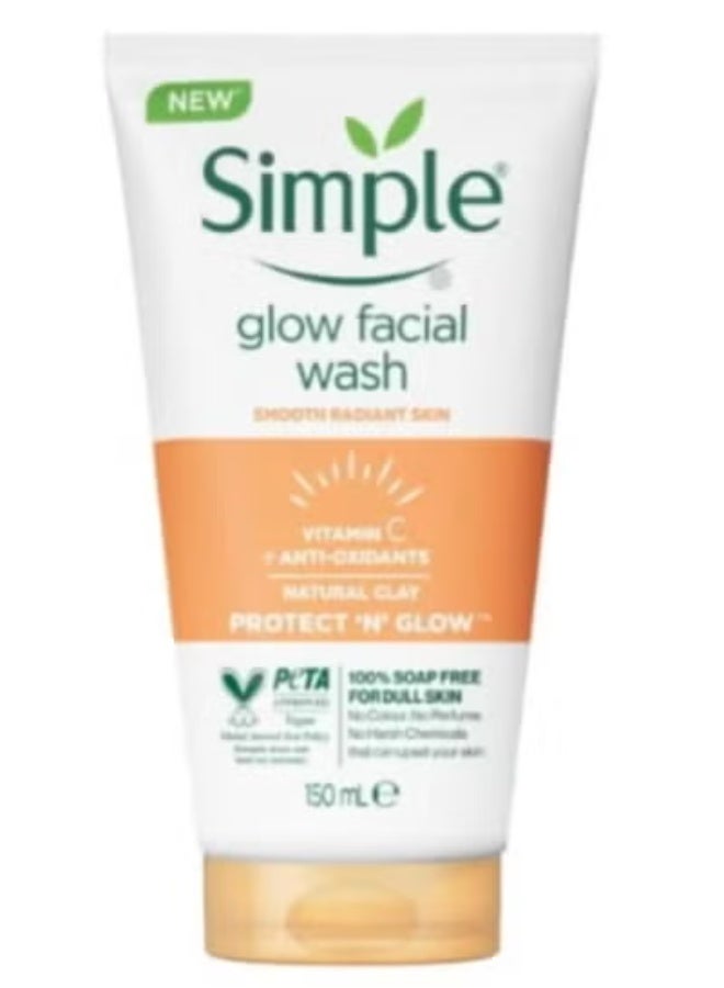 simple Two bottles of face wash for protection and radiance for soft glowing skin from Simple - 150 ml - Image 2