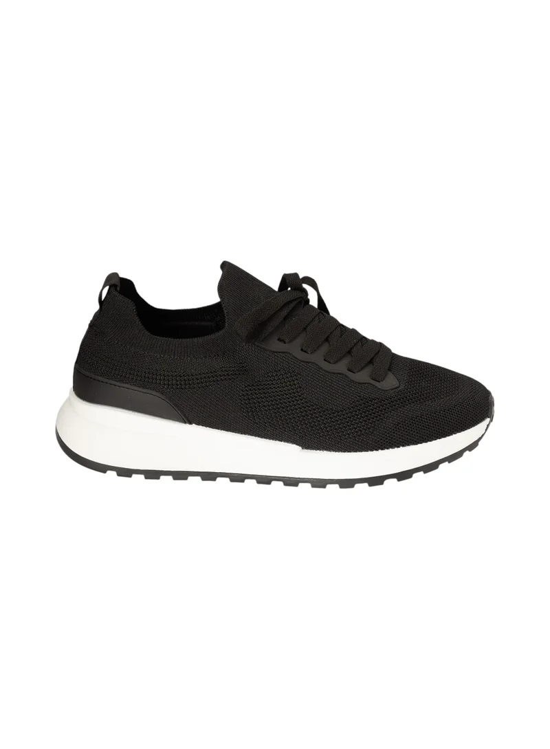 Bata Retro Mesh Upper Lace-Up Sneakers