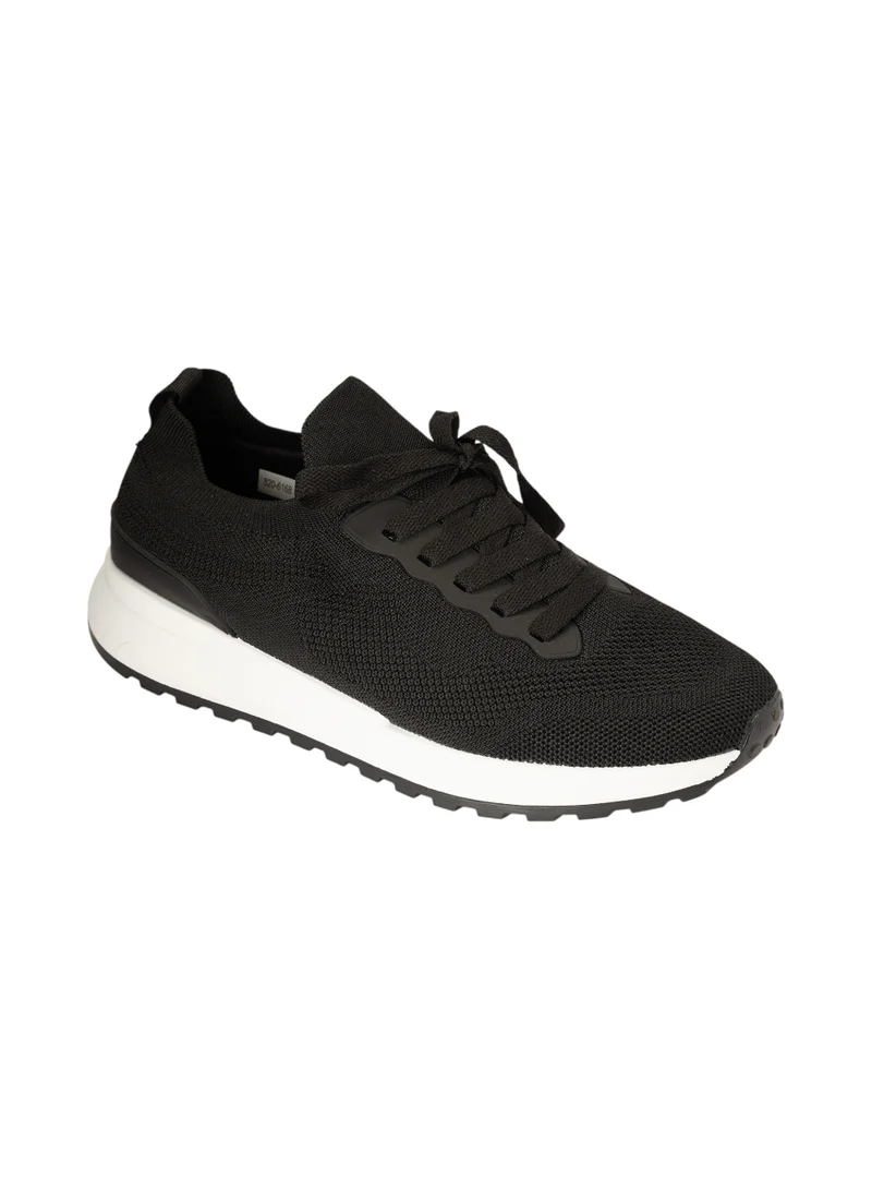 Bata Retro Mesh Upper Lace-Up Sneakers