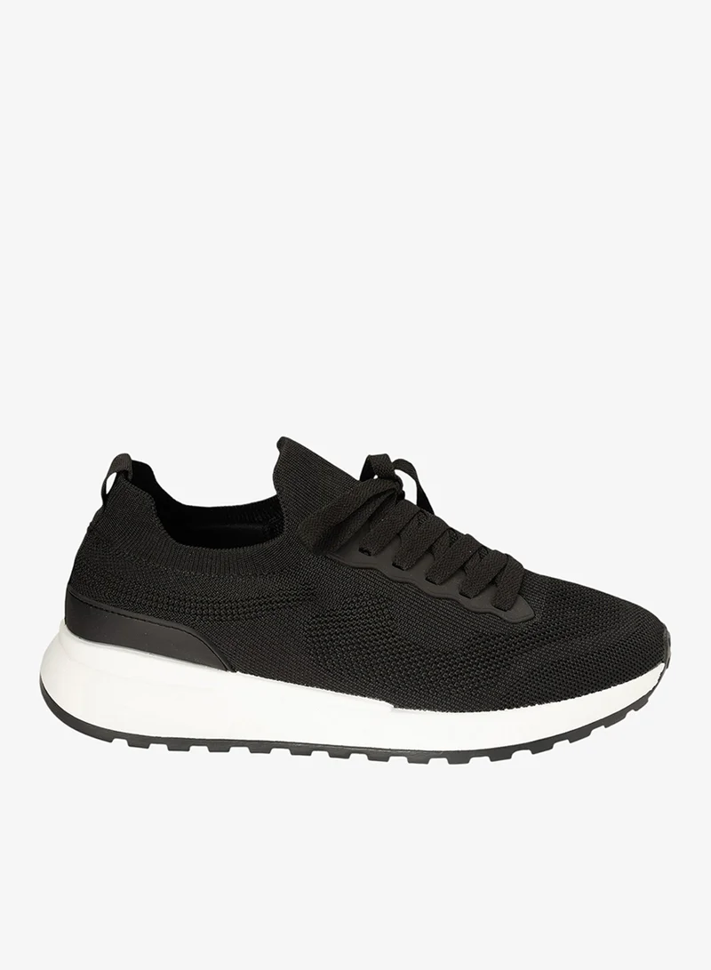 Bata Retro Mesh Upper Lace-Up Sneakers