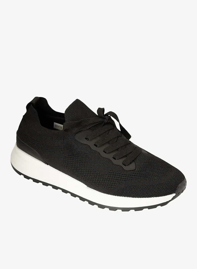 Bata Retro Mesh Upper Lace-Up Sneakers
