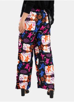 Clue High Waist Printed Pants  - Image 3