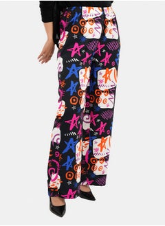 Clue High Waist Printed Pants  - Image 2
