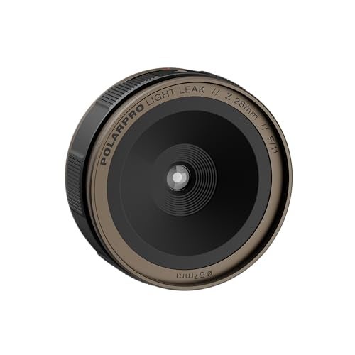 PolarPro LightLeak Lens 28mm Dispo Film Look for Digital Cameras Adjustable Light Leak Ring Fixed F11 Aperture Vintage Disposable Looks wSoft Focus Grain Lens Flares for Nikon Z Mount - Image 1