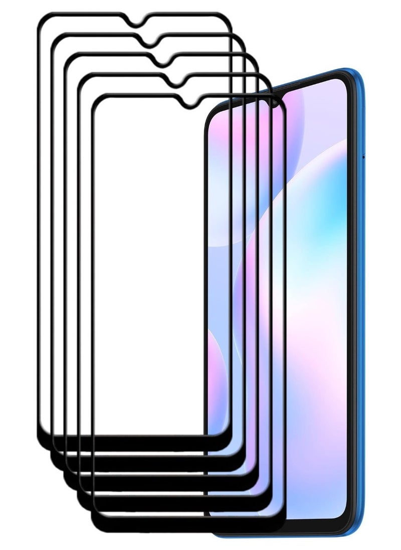 ACLIX 5 Pieces Antistatic ESD Dustproof Premium Quality High Definition Tempered Glass Screen Protector Designed For Xiaomi Redmi 9A - Image 1