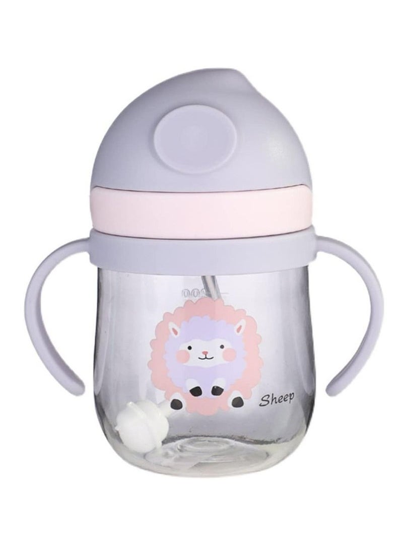 Bottle Sippy Cups with Handle Graduated, 300ml Sippy Cups for Toddlers
