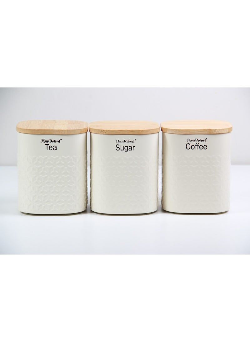 HausRoland Tea, coffee and sugar storage jars - Image 1