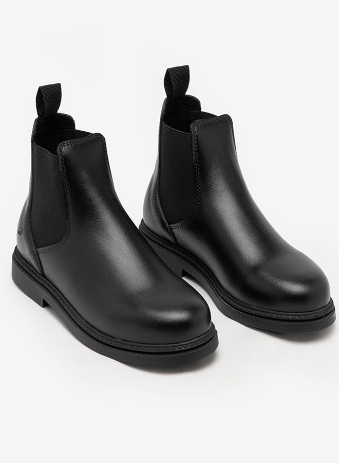 DECATHLON Kids' Synthetic Horse Riding Jodhpur Boots 500 - Image 2