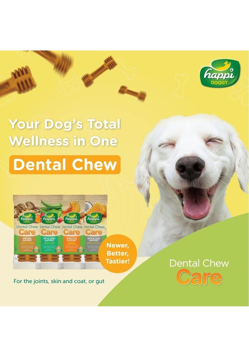 HAPPY DOG - Happi Doggy Dental Chew Care-Immune Support-4" (6 pieces)-150g - Image 1