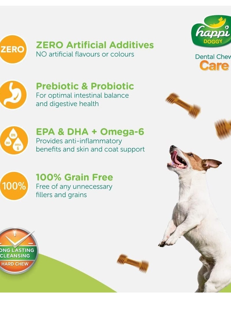 HAPPY DOG - Happi Doggy Dental Chew Care-Immune Support-4" (6 pieces)-150g - Image 1