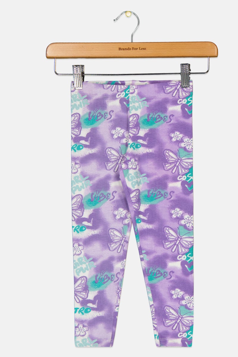 Hamleys Toddlers Girl Allover Print Leggings, Multicolor - Image 2