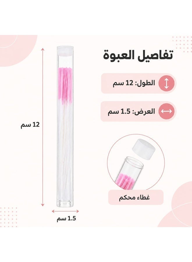 Nevara 120-Piece Ear Piercing Hole Cleaning Threads with 2 Transparent Storage Tubes – Thin Flexible Floss for Earring Hole Care - Image 5