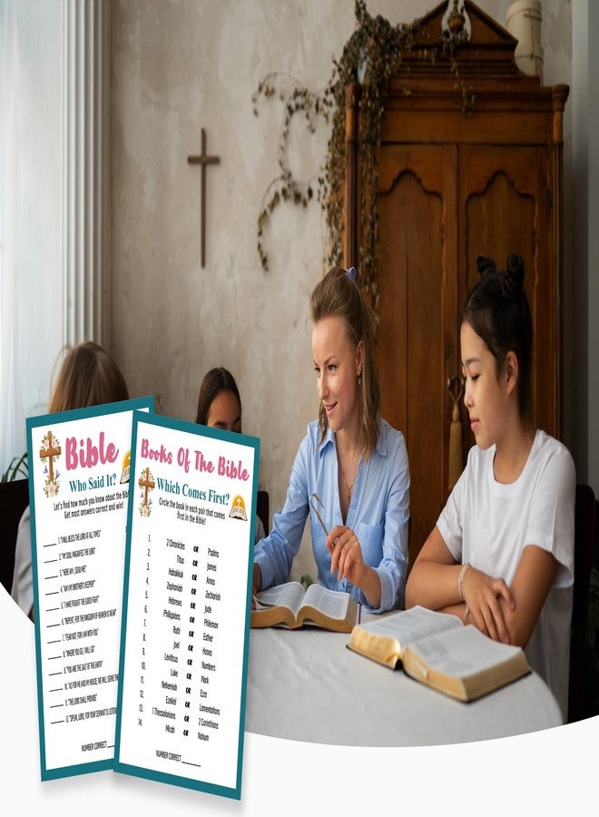 Xenseou Adults Bible Games, Verse Match Up, Who Said It, Which Comes First, Bible Study Game Christian Group Women's Ministry Games-SJG01 - Image 5