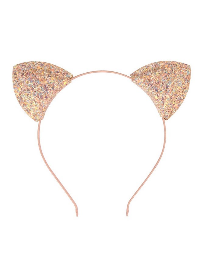 ZaneGear - Ears Headband Glitter Cat Ears Cat Ears Cute Cat Ears Glitter Hair Bands Cat Ears Headband For Daily Wearing And Party Decorationsone Sizepack Of 5 - Image 1