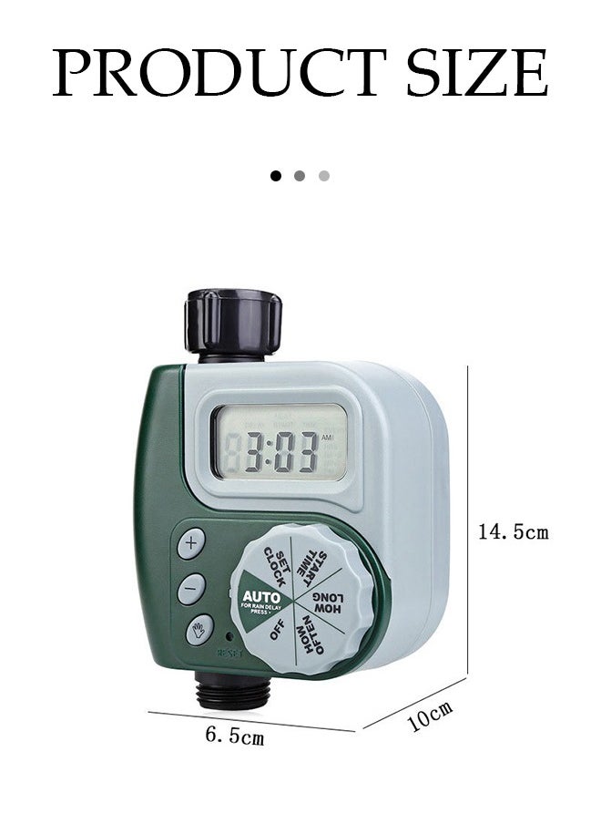 Generic - Automatic Watering Timer, Multifunctional Irrigation Timer for Automatic Irrigation System, Large Screen Water Timer with Sprinkler Controller Intelligent Automatic Watering for Plants - Image 1