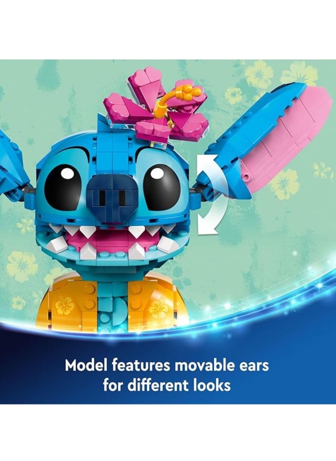 General Stitch toy building kits, Disney toys for 9-year-olds, buildable figures with ice cream cones, and fun birthday gifts for girls, boys, and enthusiasts  - Image 3