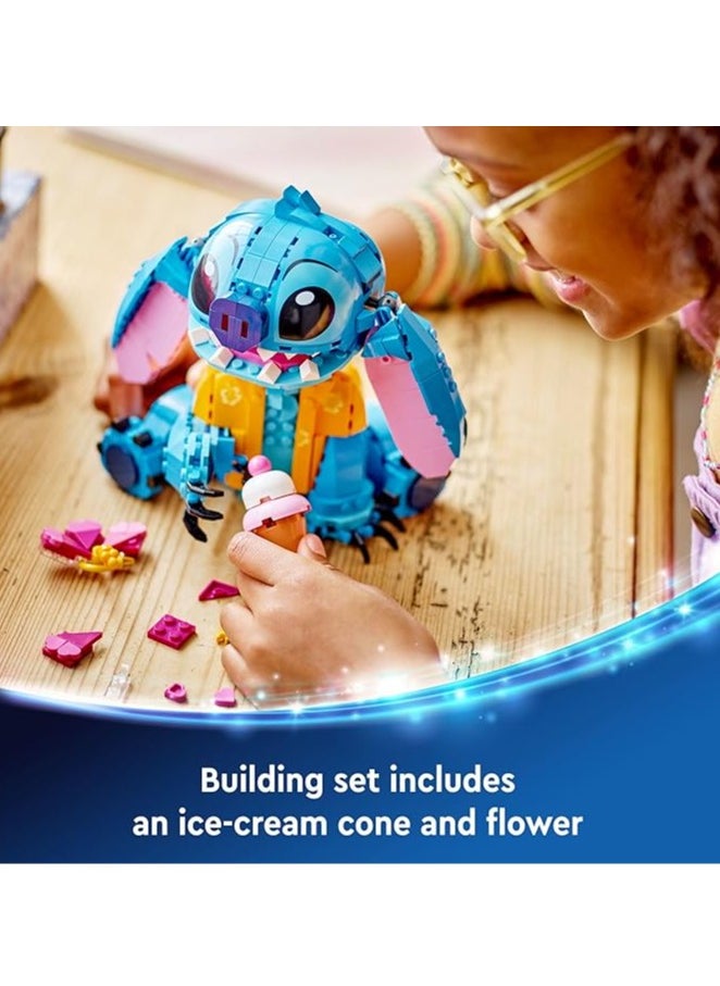 General Stitch toy building kits, Disney toys for 9-year-olds, buildable figures with ice cream cones, and fun birthday gifts for girls, boys, and enthusiasts  - Image 5