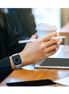 ANYOGRO Compatible with Apple Watch Band 42mm 41mm 40mm 38mm for Women and Men, Magnetic Metal Stainless Steel Strap Wristband Compatible for iWatch Series 10 9 8 7 6 5 4 3 2 1 SE Colorful  - Image 4