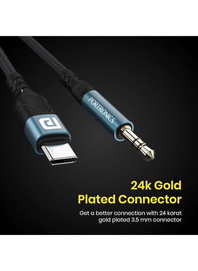 Portronics Renewed - iKonnect C Max USB C to 3.5mm Audio Adapter - Image 3