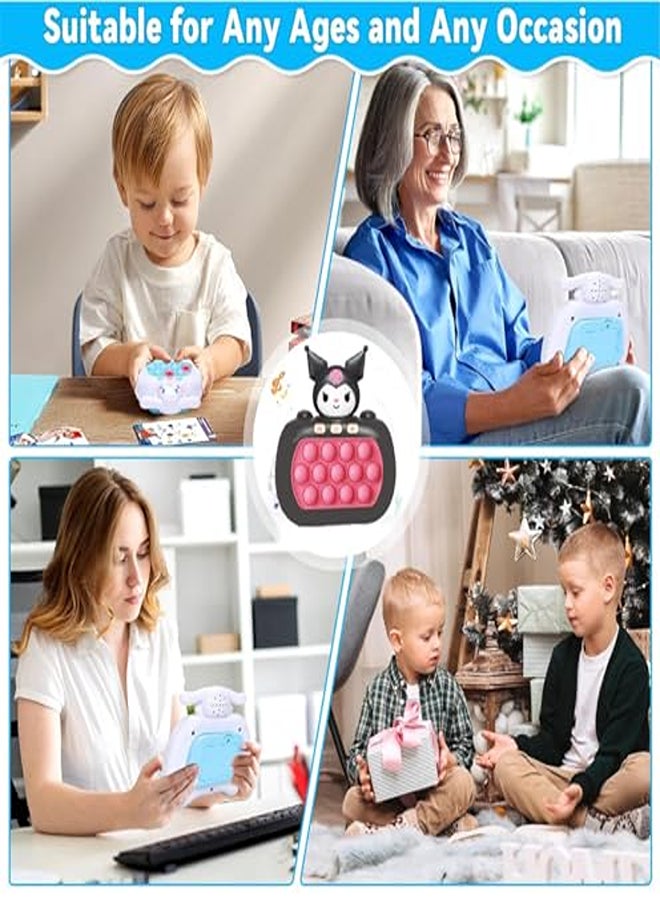 Quick Push Bubble Game Console – Mini Handheld Fidget Game