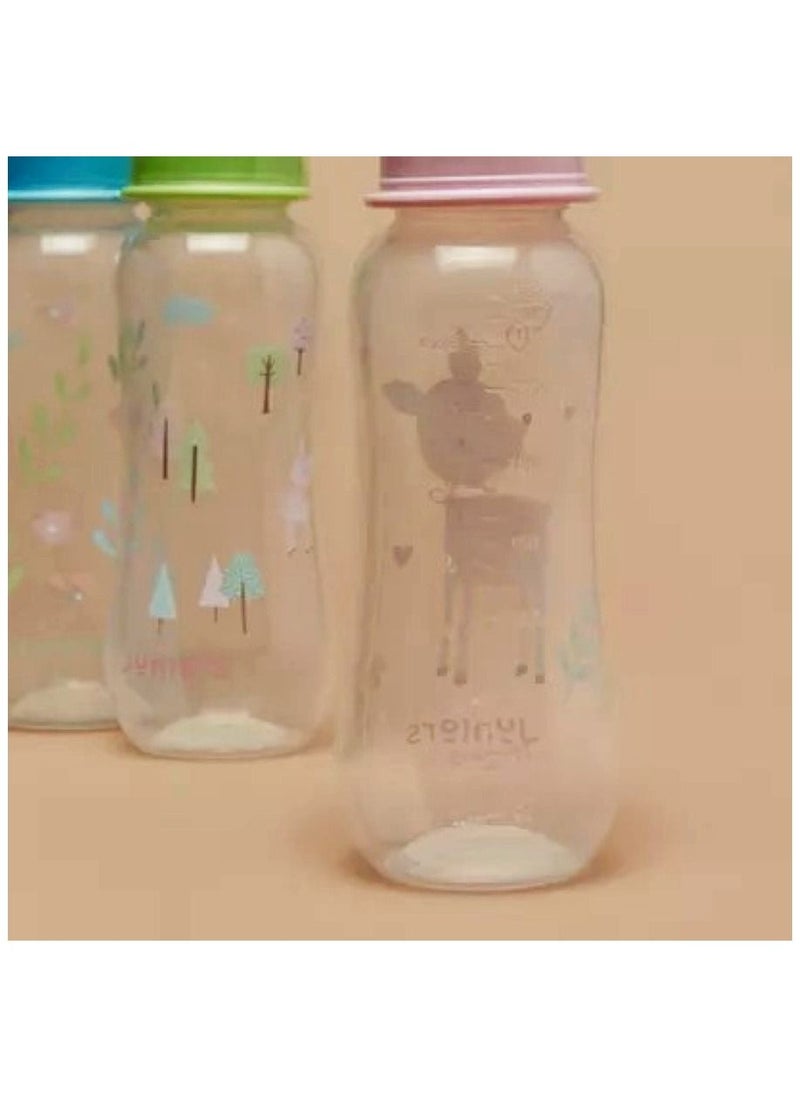 JUNIORS Printed Feeding Bottle Set 3-Piece 250 ML  - Image 4