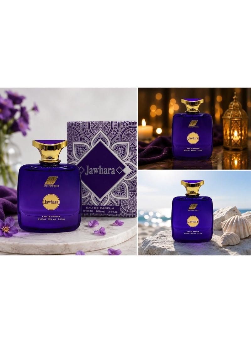 ARD PERFUMES Jawhara by Ard Perfumes – Women's EDP 100ml, Amber Musk Fragrance with Fresh Floral & Green Notes | Long Lasting Perfume Gift for Her - Image 3