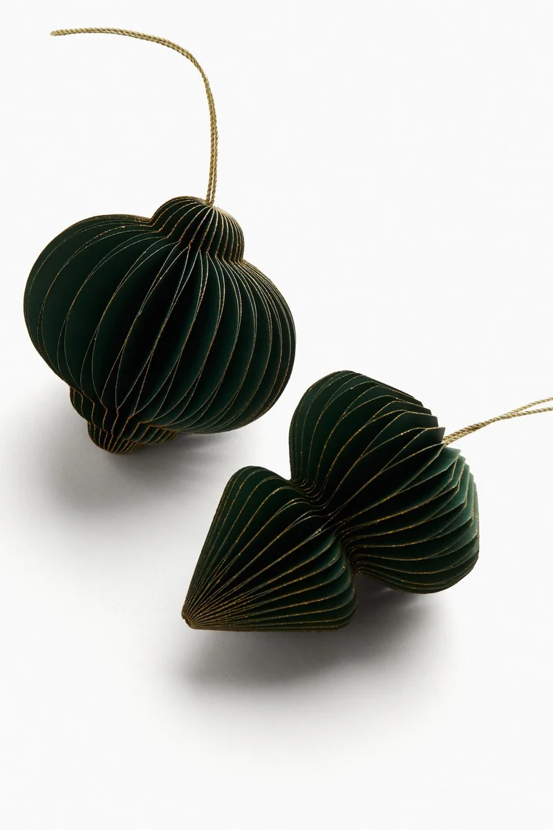 H&M 2-pack paper Christmas decorations